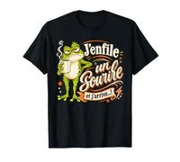 J'enfile Un Sourire et j'arrive Humour de Grenouille râleur T-Shirt