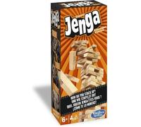 Hasbro Jeu de société Jenga Multilingue (anglais/allemand/français/espagnol) Marron Pour enfants