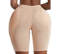 Jengo Coussinets de hanche rembourrés pour rehausser les hanches - Vêtements galbants pour travestis - Culotte pour femme, nude, S