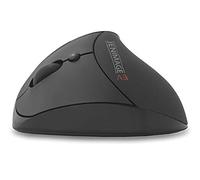 Jenimage Souris Ergonomique | Souris Verticale avec câble USB Gauche en Noir | Design Ergo Souris pour soulager et éviter Le Syndrome RSI | 5 Touches