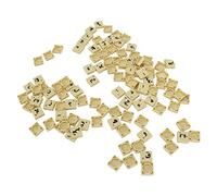 Jenivaint 110 Pièces D'échecs avec Lettres Arabes, Carreaux de Scrabble pour Travaux Manuels avec Lettres Claires, Matériau PS Durable pour Jeux d'enfants, Activités Parents-Enfants,