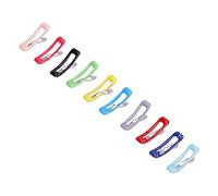 Jenivaint 50 Pièces Pinces à Cheveux pour Petits Animaux, Acier | Épingle à Cheveux époxy en épingle pour Chinchilla, Accessoire de Fourrure soigné, Décoration de Fête, Taille Compacte 2 Cm