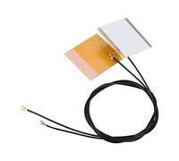 Jenivaint Antenne IPX Antenne WiFi Intégrée, 1 Câble Pigtail 46 Cm Double Bande 2,4G 5G Signal Stable Pack de 2 pour Ordinateur PCI NGFF Mise à Niveau Fil Interne