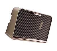 Jenivaint Boîte de Rangement Murale pour Routeur WiFi avec Couvercle, étui de Gestion de Câbles de Grande capacité pour Multiprise, Télécommande, Bureau, (Beige Grande Taille 30x1