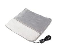 Jenivaint Chauffe-pieds électrique, alimenté par USB, Chauffage Rapide, Couvre-pieds en Coton Doux, Amovible et Lavable pour L'hiver, avec Alimentation 5V