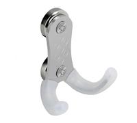 Jenivaint Cintre de Porte-filtre, Support à Double Crochet Magnétique en Acier Inoxydable pour Accessoires de café de 51mm 53mm 58mm pour café de Luxe (Crochet argenté)