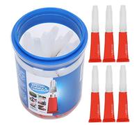Jenivaint Colle pour Plantes d'Aquarium, 25 Pièces 5g Adhésif Étanche pour Aquarium, Pâte Transparente à Séchage Rapide pour Aquascaping, Ornements de Roches de Plantes, pour Amateurs et Réservoirs