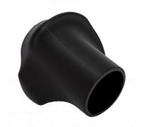 Jenivaint Correcteur de Poignée de Tennis, Entraîneur de Poignée de Raquette en Silicone, Aide au Swing Portable pour Les Débutants, Bonne Technique et Pratique de la Forme (Black)