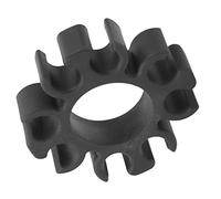 Jenivaint de Support de de Tambour en Silicone, Présentoir de Rangement de Portable avec Glissière Latérale vers Le Haut pour Une Ouverture et Une Fermetur (Black)
