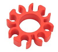 Jenivaint de Support de de Tambour en Silicone, Présentoir de Rangement de Portable avec Glissière Latérale vers Le Haut pour Une Ouverture et Une Fermetur (Rouge)