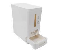 Jenivaint Distributeur de Riz - Récipient de Stockage Hermétique avec Bouton de Distribution et Fenêtre Transparente, pour L'organisation du Garde-manger et le Stockage des Alimen (Grande)