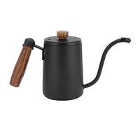 Jenivaint Ensemble de Cafetière à Verser, 5 Pièces, Cafetière Goutte à Goutte avec Filtre, Kit D'entonnoir, Conteneur pour les Amateurs de café (coup de poing noir)