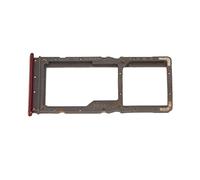 Jenivaint Ensemble de Plateaux de Carte SIM, Remplacement de Support de Fente de Carte SIM en Plastique pour Note 7 et Note 7 Pro, avec Broche de et Brosse (Rouge)