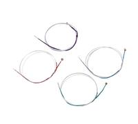 Jenivaint Jeu de Cordes D'alto 4 Pièces, Cordes D'alto en Métal 4/ pour des Tons Clairs et Chauds, avec des de Différentes Couleurs pour les Apprenants et les Joueurs