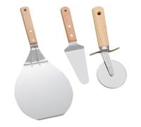Jenivaint Kit de Spatules à Pizza 3 Pièces, acier Inoxydable