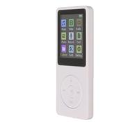 Jenivaint Lecteur MP3, Lecteur de Musique Portable avec Bluetooth, qualité Sonore sans Perte, Prend en Charge MP3 WMA FLAC Ape AAC OGG, 8 Heures de Lecture, Mémoire Extensible de (White)