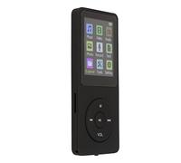 Jenivaint Lecteur MP3, Lecteur de Musique Portable avec Bluetooth, qualité Sonore sans Perte, Prend en Charge MP3 WMA FLAC Ape AAC OGG, 8 Heures de Lecture, Mémoire Extensible de (Black)