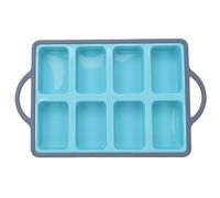 Jenivaint Moule à Gâteau en Silicone avec Fond Poussoir | Moule de cuisson en silicone à dégagement par le bas pour mini pains Brownies à bordure métallique inférieure à dégagement