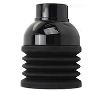Jenivaint Moulin à café Soufflant un Bac à Grains, Outil de Pression | Silicone Réutilisable en Alliage D'aluminium, Noir, pour spécialité Eureka Manual Silence