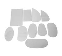Jenivaint Outils de Sculpture en Acier Inoxydable pour Argile, Set de 10 | Spatules et Racloirs en Métal Lisse, Kit Léger pour Atelier de Poterie, Idéal pour Niveler L'argile, Travaux D'argile à