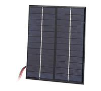 Jenivaint Panneau Solaire 2W 12V en Silicium Polycristallin Portable pour | Silicium Polycristallin, Résistant aux Intempéries IP65, Courant de Court-circuit de 180 MA, pour le Camping ou une