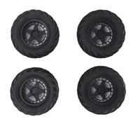 Jenivaint Pneus à Palettes de Sable RC Roues 12mm Pneus à Palettes Hexagonaux RC échelle 1/10 pour HSP Meijiaxin Haiboxing avec Adhérence Améliorée sur la Boue de Neige de Sable