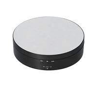 Jenivaint Présentoir Rotatif 138mm, Plateau Tournant motorisé, 3 Vitesses | Support D'affichage alimenté par USB, Corps en ABS pour Bijoux, Vin et Photographie, Charge de 4 Kg, Réglage D'angle de 45