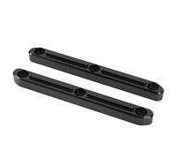 Jenivaint Rails de Toit RC 2 Pièces, Protection de Toit Précise, Robuste et Durable en Alliage D'aluminium pour 1/5 Outcast Kraton 8s, avec Trous de Montage Moulés avec Précision (Black)