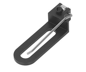 Jenivaint Repose-Flèche Magnétique, Broche de Flèche Flexible avec Rebond Magnétique pour Un Tir Précis, Construction en Alliage D'aluminium traité CNC pour la Chasse à l'arc Classique et (Black)