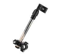 Jenivaint Support de Parapluie pour Fauteuil Roulant, Support de Parapluie Rétractable en Acier Inoxydable 29 X 8 Cm, Clip Réglable à 360 Degrés, pour les Utilisateurs de Poussettes, de Vélos, de