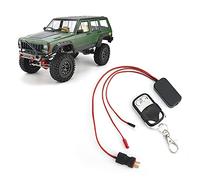 Jenivaint Télécommande de Contrôleur de Treuil, Accessoire de Voiture RC sans Fil avec Conception de sécurité, pour SCX10 D90 D110 TF2 KM2 1 10 RC Crawler (Prise en T)