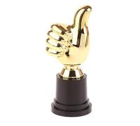 Jenivaint Thumb Trophy Reconnaissance | Trophée pouce vers le haut pour enfants, prix étudiants, reconnaissance, base noire large et Stable, prix noirs pour