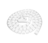 Jenivaint Tube D'enveloppe de Câble en Spirale, Protecteur de Cordon Flexible et Réutilisable à Fermeture éclair pour la Gestion des Fils, avec Une Solution Facile à Couper à la L (1,5 m * 28 mm)