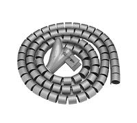 Jenivaint Tube D'enveloppe de Câble en Spirale, Protecteur de Cordon Flexible et Réutilisable à Fermeture éclair pour la Gestion des Fils, avec Une Solution Facile à Couper à la L (1. Rose Kham*)