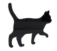 Jenivaint Veilleuse Chat, Lampe LED en Acrylique à Commande Vocale avec Lumière Chaude, Capteur de Lumière à Bouton et Contrôle du Son, Petite Lampe à Piles pour Chambre d'enfant, Chambre d'enfant