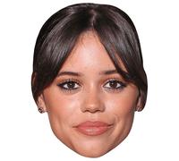 Jenna Ortega (Brown Hair) Big Head. Masque plus grand que nature.