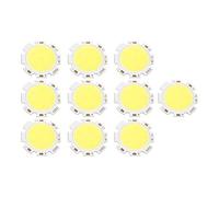 Jenngaoo 10 Pcs COB LED 3W 9-11V 300-330LM 6500K Blanc Module Carte Circuit Aluminium Ampoule pour Décoration Lumière Aquarium Caméra Vidéo