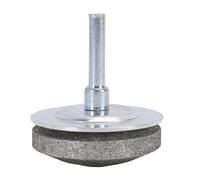 Jenngaoo Affûteur de Lames Diamant 100 pour Meuleuse, Disque de Affûtage Métal pour Tondeuse à Gazon Taille Herbe Ciseaux Outil de Jardin avec Adaptateur Perceuse