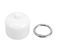 Jenngaoo Boîte à Bijoux de Voyage Porte Clés, Organisateur Compact pour Bagages, Étui pour Bagues, Boucles d'Oreilles et Colliers, Petit Rangement pour Accessoires