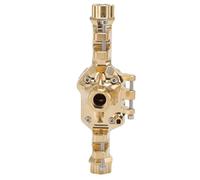 Jenngaoo Boîtier d'Essieu Arrière en Laiton pour Voiture RC Crawler, Performance Stable et Conception Renforcée, Compatible avec les Modèles de Véhicules Télécommandés, Coque Métal