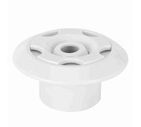 Jenngaoo Buse de Massage Piscine 360° Rotative, Buse d'Hydrothérapie Réglable pour Jet SPA en ABS, Connexion PVC pour Piscine Intérieure et Extérieure