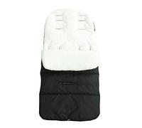 Jenngaoo Chancelière Universelle pour Poussette de Bébé, Coussin de Poussette pour Bébé, Doublures de Siège de Poussette Chaudes pour l'hiver, Chancelière Chaude pour Poussette, 88x40cm
