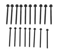 Jenngaoo Cylinder Head Bolt Set, 18 Pieces Kit High Strength Steel Engine Head Bolts Replacement for Transit MK7 2.2 FWD RWD 2006-2014, Transit MK8, Transit Custom, 2.2