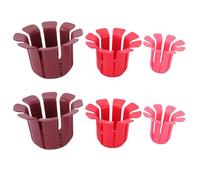 Jenngaoo Dé Fruits, Outil de Dé Multifonction 3 Tailles pour Fruits Légumes Ronds, Trancheuse Uniforme avec PP et TPE, pour Cuisine Snacks Salades