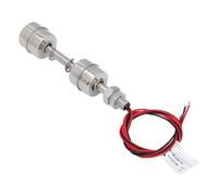 Jenngaoo Double Ball Float Switch, Interrupteur à Flotteur en Acier Inoxydable 120mm avec Fil 400mm 0- pour Contrôle de Niveau d'eau, Réservoir, Piscine, Aquarium