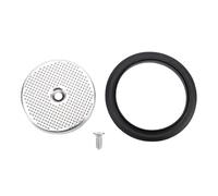 Jenngaoo Écran de Douche de Remplacement pour Machine à Café ES601, 655, 701, Porte Filtre Précision avec Joint en Silicone et Vis, Compatible avec Machines à Café ES601/655/701, e