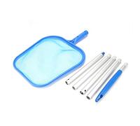 Jenngaoo Filet de Ramassage pour Piscine, Râteau à Feuilles avec Manche Allongé, Aluminium et Nylon, Accessoire de Nettoyage pour Filtre de Piscine et Étang