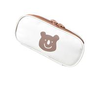 Jenngaoo Grand boîtier à Crayon, Grande capacité Crayon Socle Mignon Soft Oxford Tissu Sac de Stylo Casse de Stockage avec Une Double Zipper de la Papeterie organisatrice pour Les élèves (Un)
