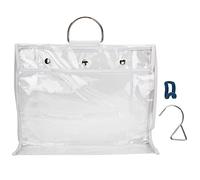 Jenngaoo Housse de Rangement étanche, Organisateur de Sacs Transparent Anti poussière, Pochette de Protection PVC avec Fermeture magnétique, Poignée Ergonomique pour Voyage, placar (Style D)