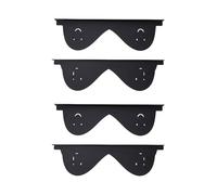 Jenngaoo Joint de cuisinière en acier inoxydable, couvre espace réglable 35-69,5cm pour comptoir de cuisine, cache fente de four, design moderne (Black)